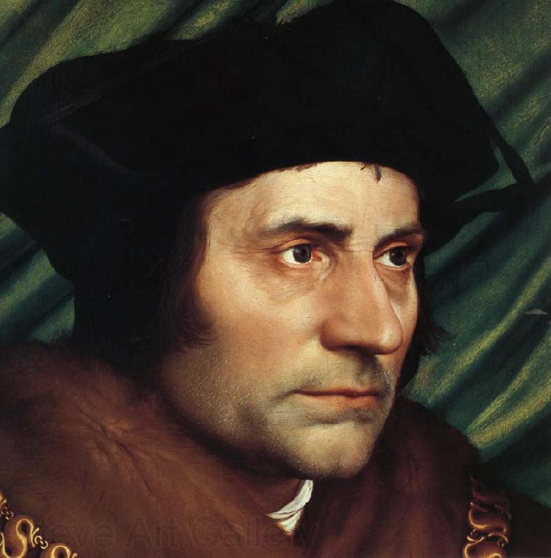 Hans holbein the younger Details of Sir thomas more Norge oil painting art